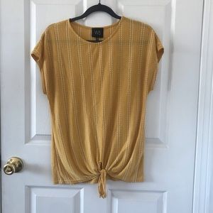 Anthropologie W5 Tie Front Top